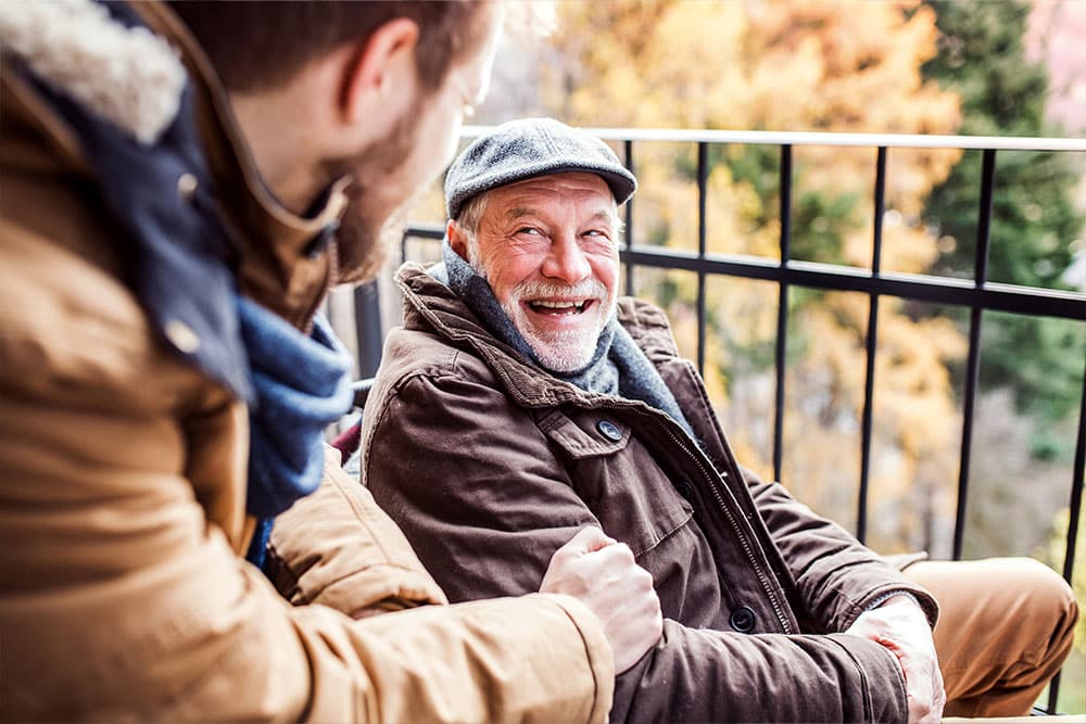 Unpaid carer looking after father